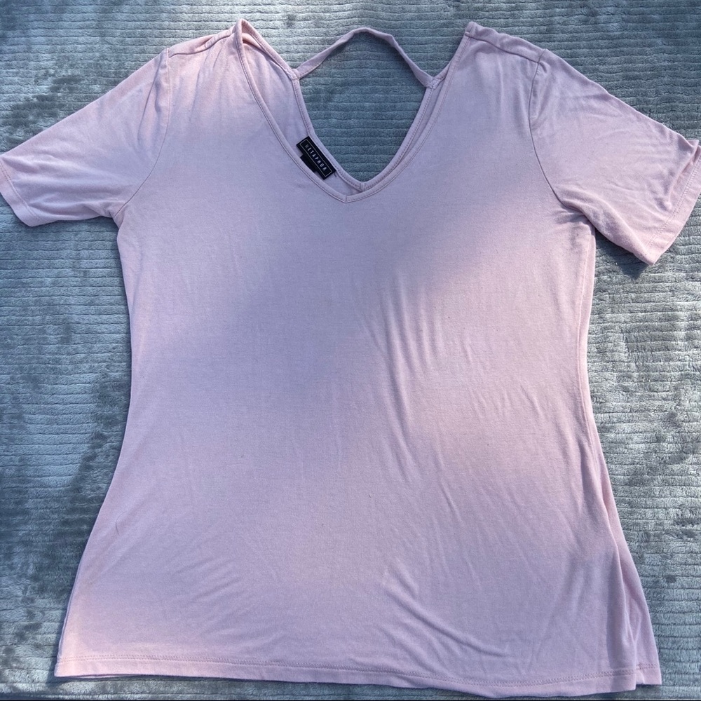 Metaphor Tee W/ Back Cut Out